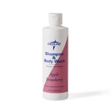 Medline Shampoo Body Wash Apple Strawberry