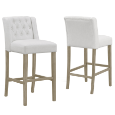 Glamour Home Aled Bar Stools BeigeAntique