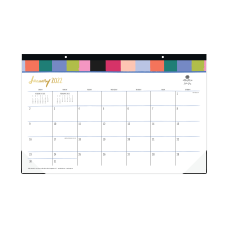 Blue Sky Idlewild Monthly Desk Calendar