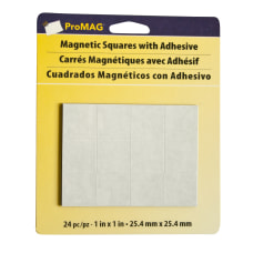 ProMAG Magnetic Squares 1 BlackWhite Pack