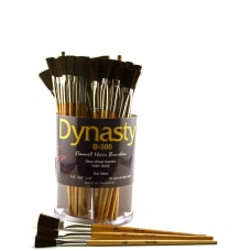Dynasty Camel Hair Flat Paint Brushes