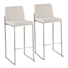 LumiSource Fuji High Back Bar Stools