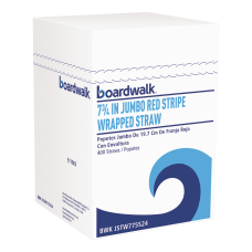 Boardwalk Wrapped Jumbo Straws 7 34