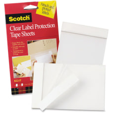 3M Label Protection Tape Sheets 4
