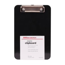 Office Depot Brand Plastic Memo Clipboard