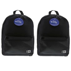 BAZIC Products 16 Basic Backpacks Black