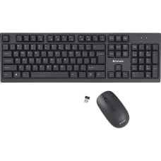 Verbatim Wireless Keyboard and Mouse USB