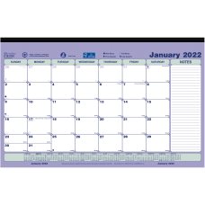 Brownline Monthly Desk Calendar 17 34