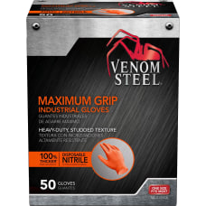 Venom Maximum Grip Nitrile Gloves Chemical