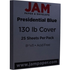 JAM Paper Card Stock Navy Blue