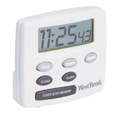 West Bend Single Channel Timer White