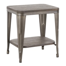 LumiSource Oregon Industrial End Table 22