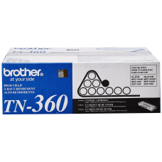 Brother TN 360 Black Toner Cartridge