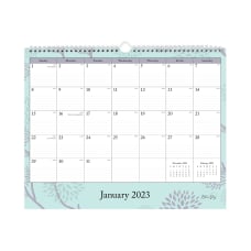 Blue Sky Monthly Wall Calendar 15