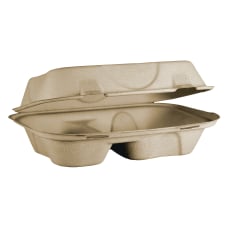 World Centric Fiber Hinged Containers Hoagie