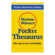 Merriam Websters Pocket Thesaurus Pack Of