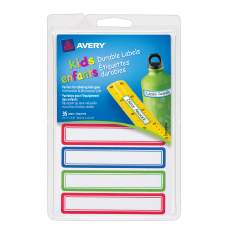 Avery Permanent Waterproof Labels For Kids