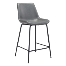 Zuo Modern Byron Counter Chair GrayBlack