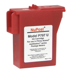 NuPost Remanufactured Postage Meter Red Ink