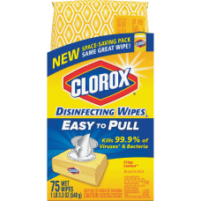 Clorox Disinfecting Wipes Crisp Lemon Scent