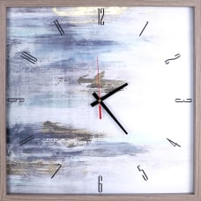 Lorell Abstract Art Clock Analog Quartz