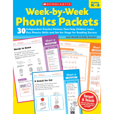 Scholastic Week By Week Phonics Packets