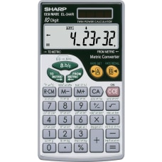 Sharp EL 344RB Handheld Calculator