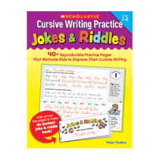 Scholastic Cursive Writing Practice Jokes Riddles
