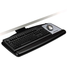 3M 70percent Recycled Adjustable Keyboard Tray
