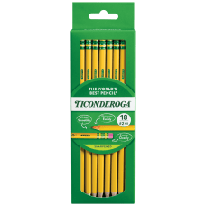 Ticonderoga Pencils Presharpened 2 Lead Soft