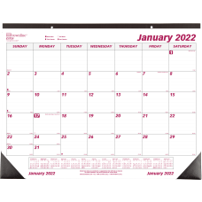 Brownline Monthly Desk Calendar 17 x
