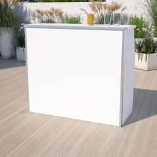 Flash Furniture Laminate Foldable Bar White