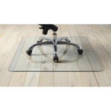 Lorell Tempered Glass Chair Mat 36