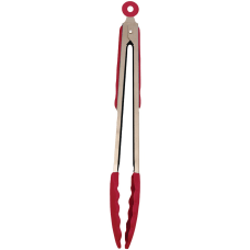 Starfrit Silicone Tongs 12 Grill Red