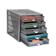 Mind Reader 5 Drawer Mesh Office