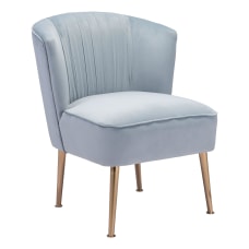Zuo Modern Andes Accent Chair BlueGold