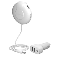 ChargeHub V6 Shareable Car Charger White