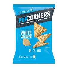 Popcorners White Cheddar 1 Oz Case