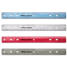 Office Depot Brand Transparent Plastic Ruler