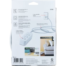 Cordinate 3 Outlet Grounded Extension Cord