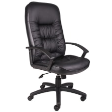 Boss Office Products LeatherPlus High Back
