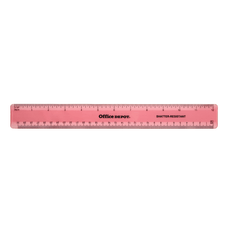 Office Depot Brand Plastic Ruler 12