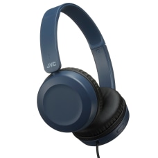 JVC Wired On Ear Headphones Blue