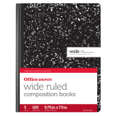 Office Depot Brand Marble Composition Book