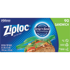 Ziploc Sandwich Bags 5 78 x