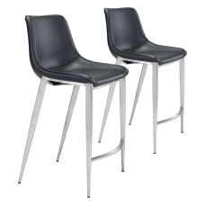Zuo Modern Magnus Counter Chairs BlackGray
