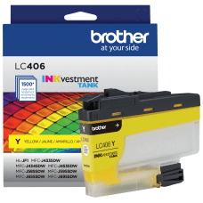 Brother LC406 INKvestment Tank Yellow Ink