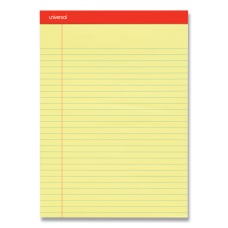 Universal Perforated Ruled Writing Pads WideLegal