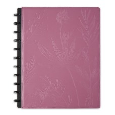 TUL Discbound Debossed Leather Notebook Letter
