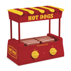 Nostalgia Hot Dog RollerBun Warmer 14